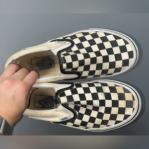Vans Classic Slip-On Checkerboard Shoe